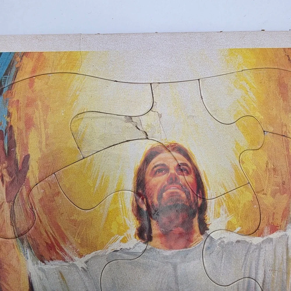 Vintage Concordia Jesus Puzzles 1974 1983 Kueker Religious Frame Tray Puzzles